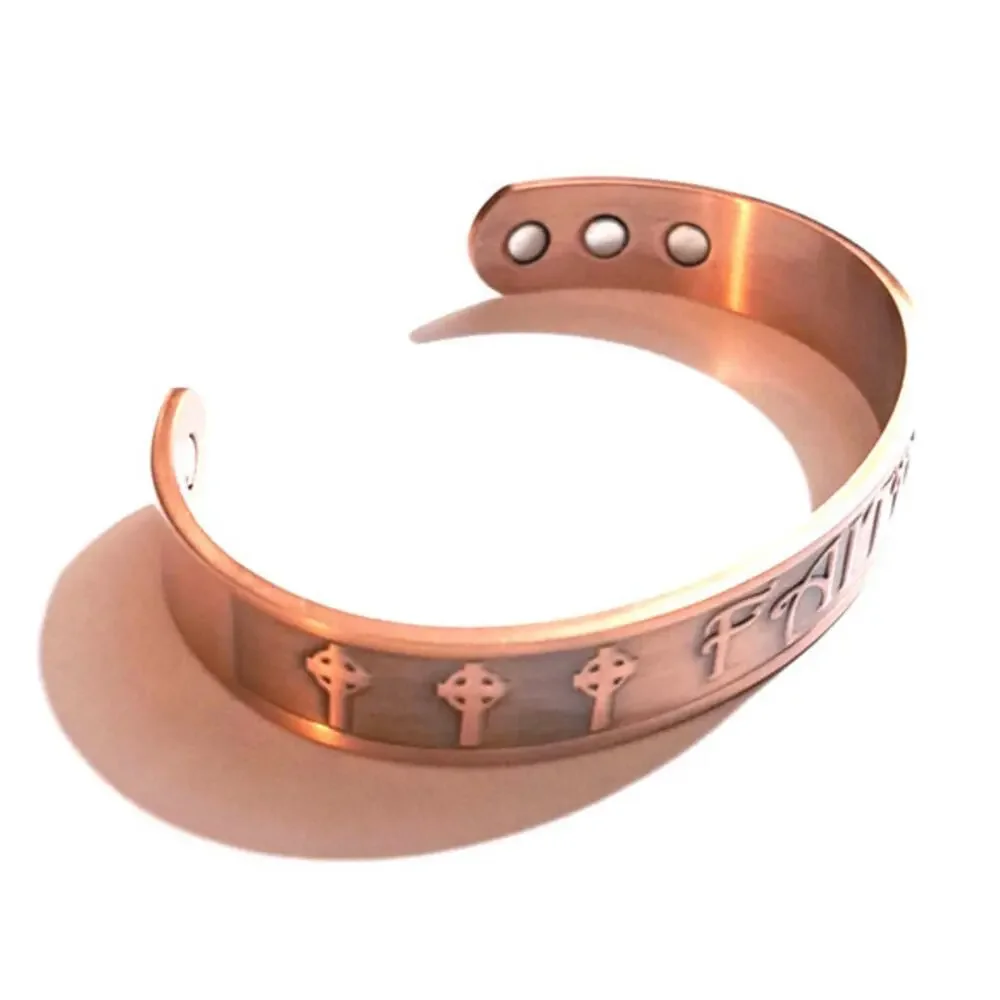 New solid copper‎ magnetic cuff 